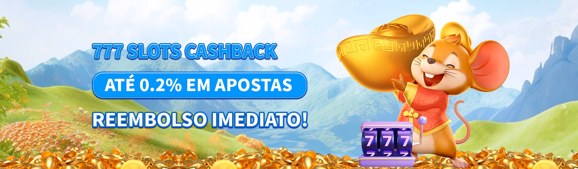 Imagem promocional da plataforma oficial do cassino